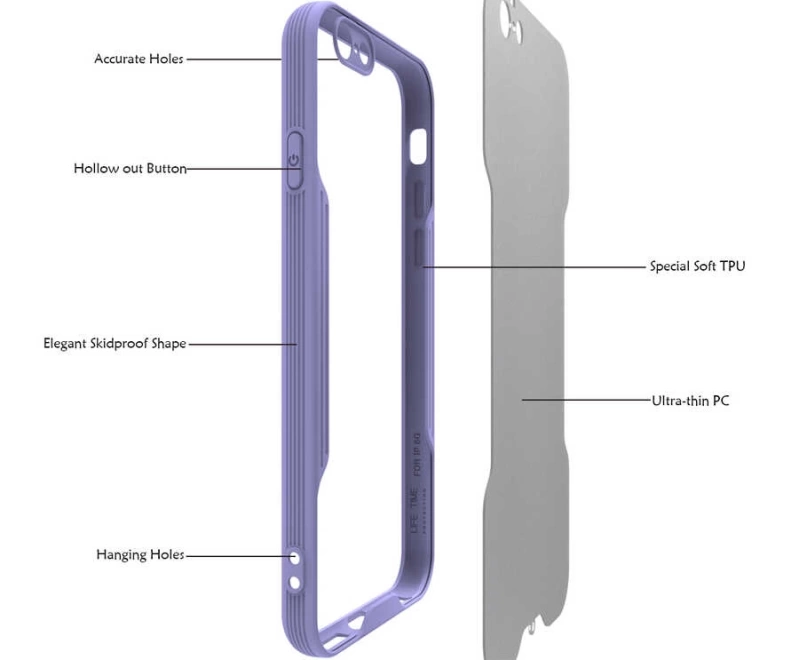 More TR Apple iPhone 6 Kılıf Zore Parfe Kapak