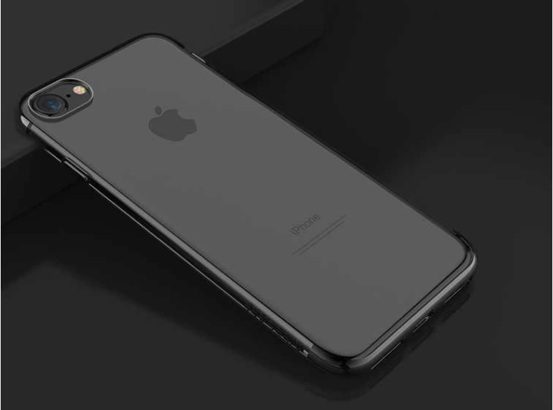 More TR Apple iPhone SE 2022 Kılıf Zore Dört Köşeli Lazer Silikon Kapak