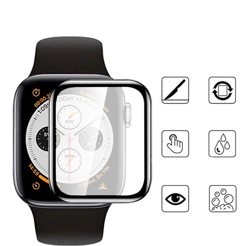 More TR Apple Watch 38mm Zore Mat Eko PMMA Pet Saat Ekran Koruyucu