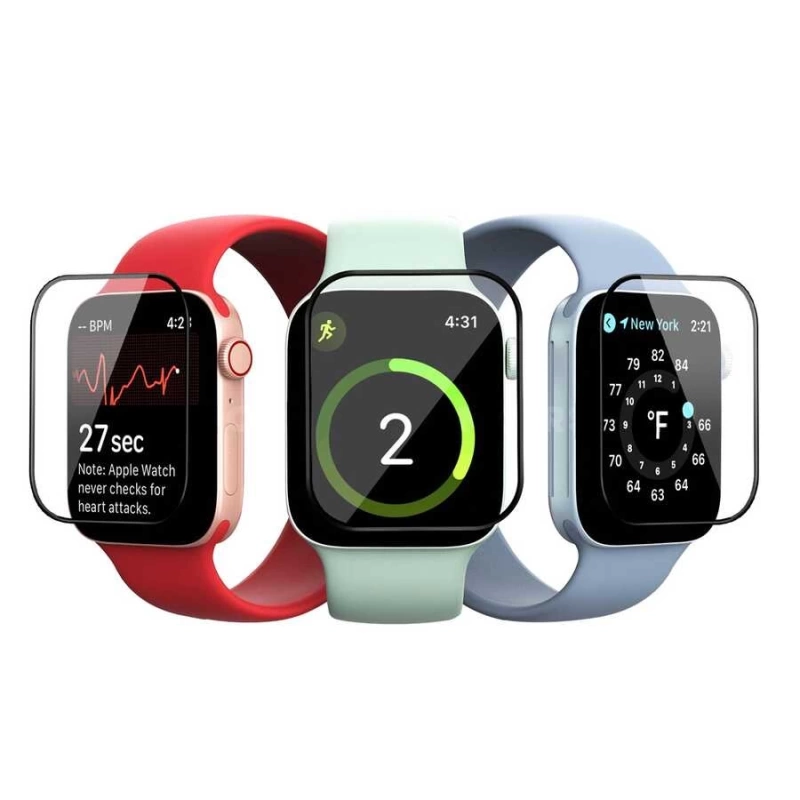 More TR Apple Watch 7 41mm Zore PMMA Pet Saat Ekran Koruyucu