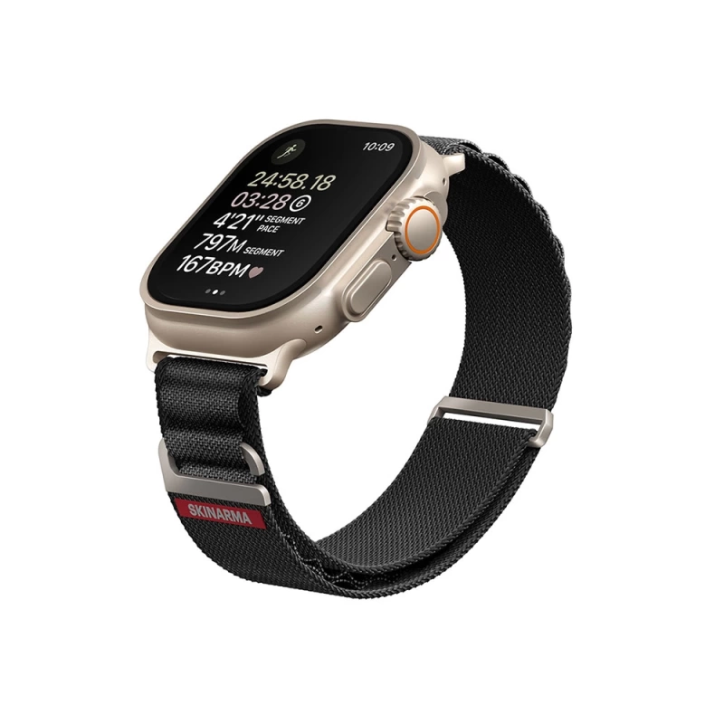 More TR Apple Watch 7 45mm SkinArma Kobu Hasır Kordon