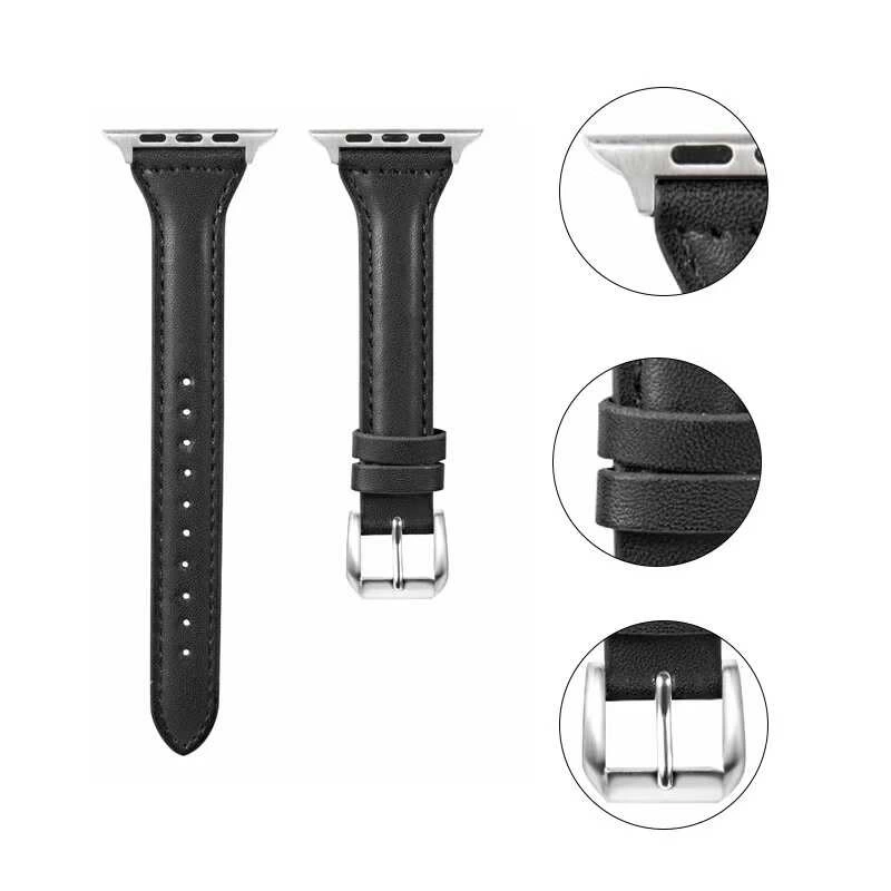 More TR ​​​Apple Watch Ultra 49mm Kordon KRD-28 Deri Strap Kayış