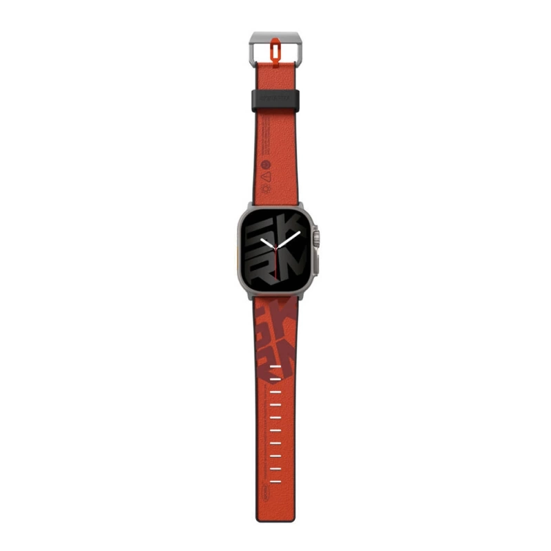 More TR Apple Watch Ultra 49mm SkinArma Spunk Serisi PU Deri Kordon