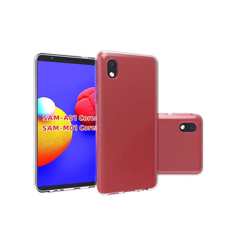 More TR Galaxy A01 Core Kılıf Zore Süper Silikon Kapak