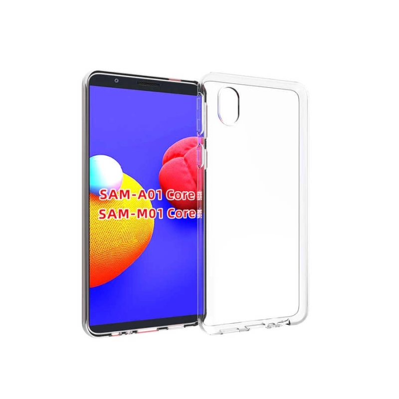 More TR Galaxy A01 Core Kılıf Zore Süper Silikon Kapak