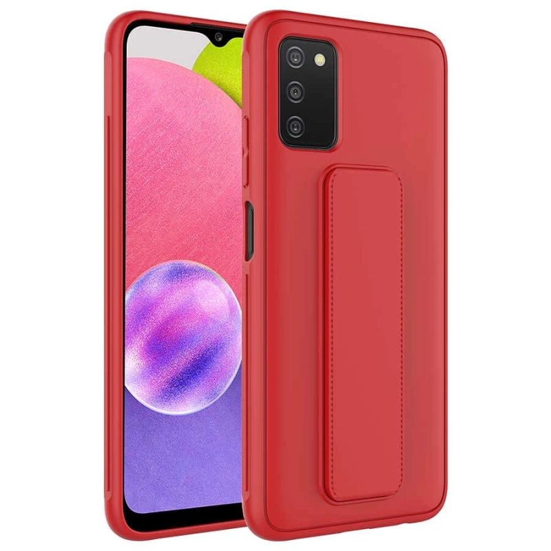 More TR Galaxy A03S Kılıf Zore Qstand Kapak