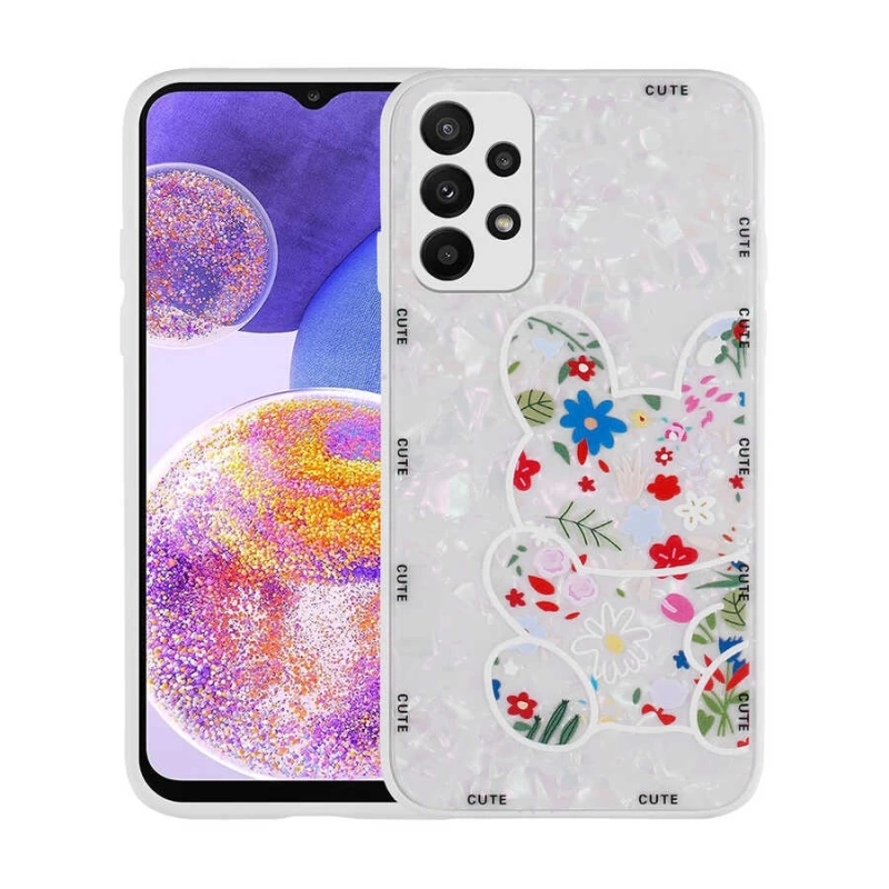 More TR Galaxy A33 5G Kılıf Desenli Sert Silikon Zore Mumila Kapak