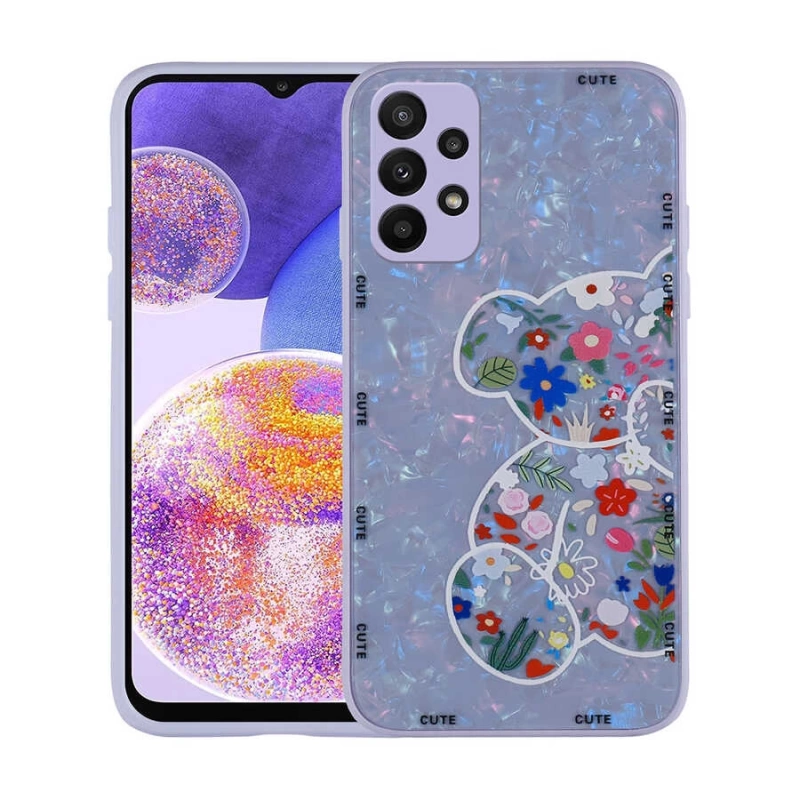 More TR Galaxy A33 5G Kılıf Desenli Sert Silikon Zore Mumila Kapak