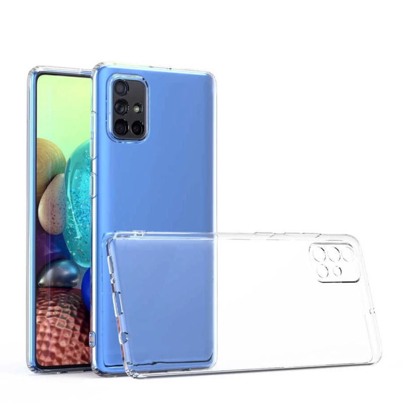 More TR Galaxy A71 Kılıf Zore Kamera Korumalı Süper Silikon Kapak