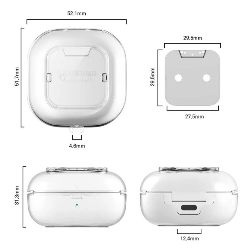 More TR Galaxy Buds Live Kılıf Araree Player Kapak