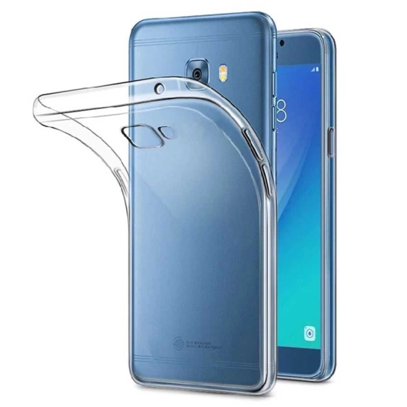 More TR Galaxy C7 Kılıf Zore Süper Silikon Kapak