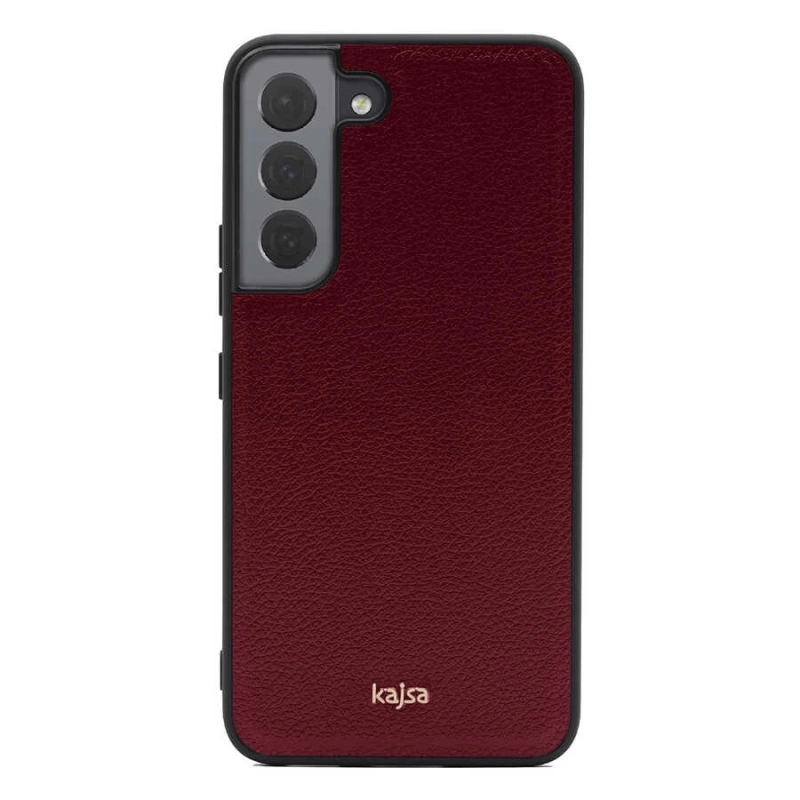 More TR Galaxy S22 Kılıf ​Kajsa Luxe Collection Hakiki Deri Kapak