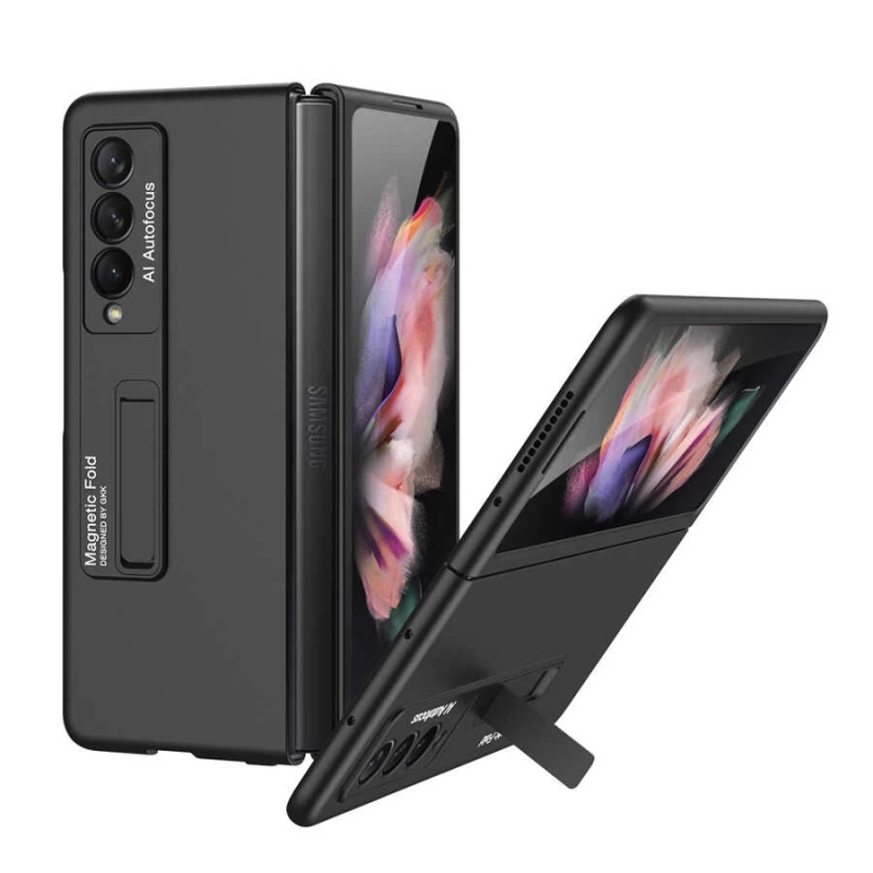 More TR Galaxy Z Fold 3 Kılıf Zore Z-Stand Kılıf