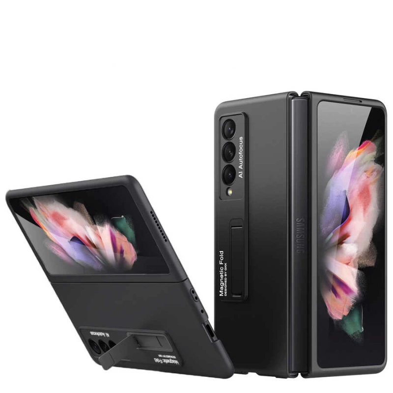 More TR Galaxy Z Fold 3 Kılıf Zore Z-Stand Kılıf