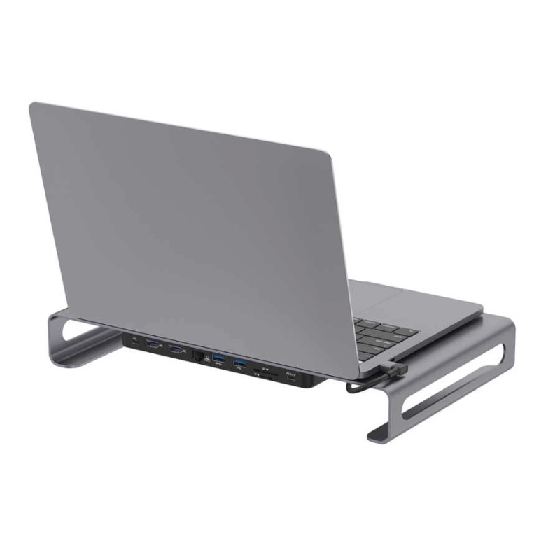 More TR Go Des GD-9126 Hub Destekli Laptop Standı Docking Station Stand