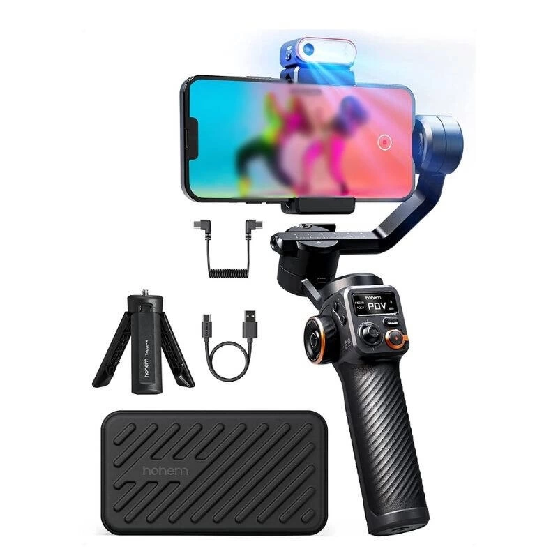 More TR Hohem iSteady M6 3 Eksenli El Tipi AI Yapay Zeka Görüş Sensörlü Gimbal Stabilizatör