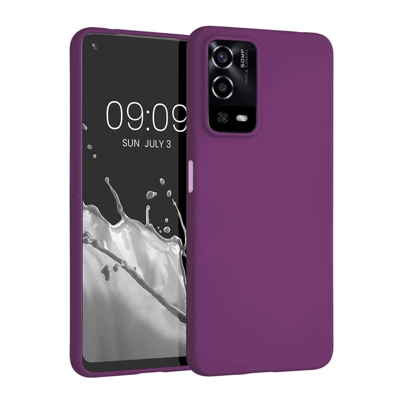 More TR Oppo A55 4G Kılıf Zore Premier Silikon Kapak