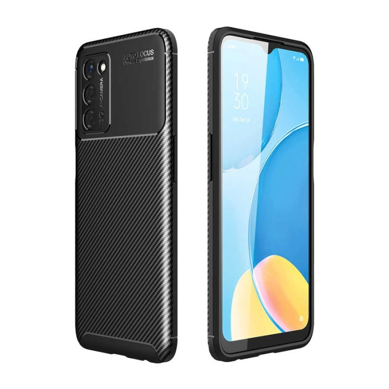 More TR Oppo A55 5G Kılıf Zore Negro Silikon Kapak