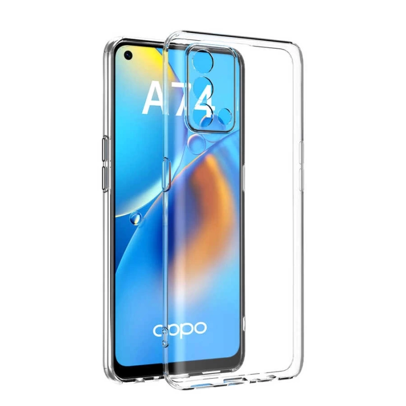 More TR Oppo A74 4G Kılıf Zore Kamera Korumalı Süper Silikon Kapak