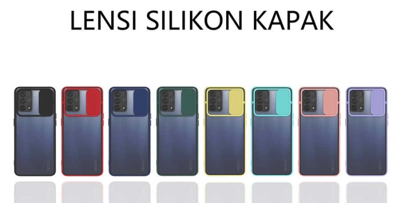 More TR Oppo A74 4G Kılıf Zore Lensi Kapak