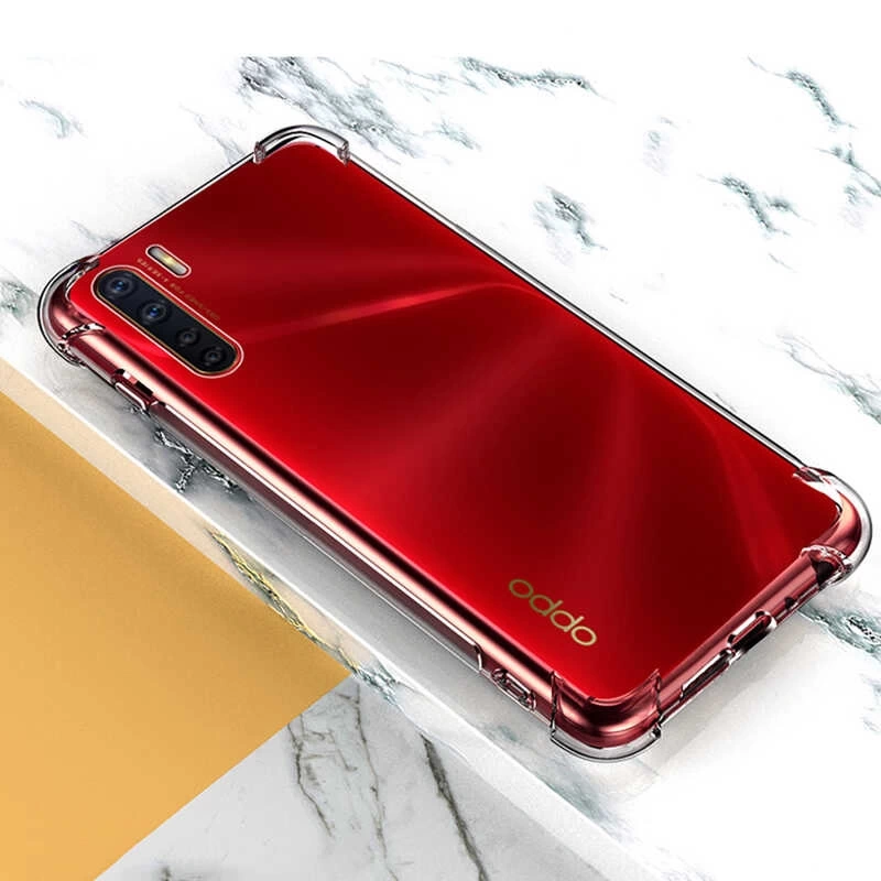 More TR Oppo A91 Kılıf Zore Nitro Anti Shock Silikon