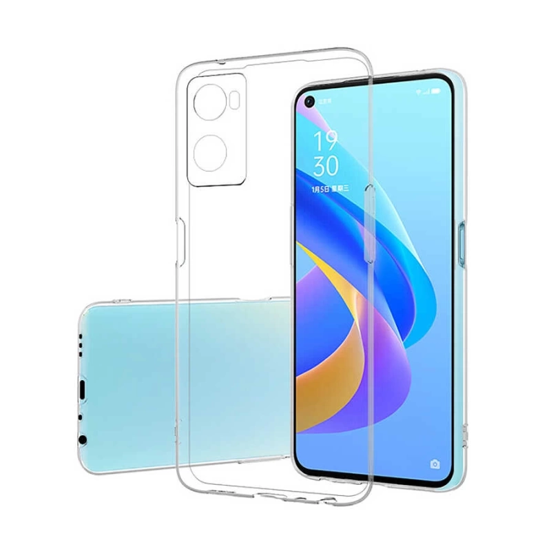 More TR Oppo A96 4G Kılıf Zore Süper Silikon Kapak