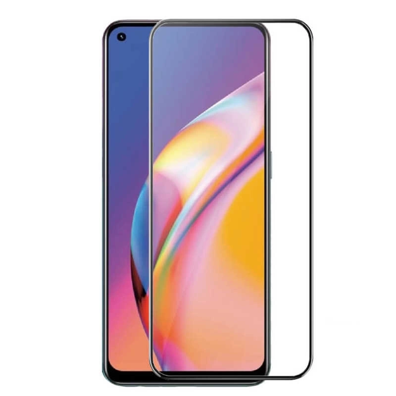 More TR Oppo Reno 5 Lite Zore Kenarları Kırılmaya Dayanıklı Cam Ekran Koruyucu