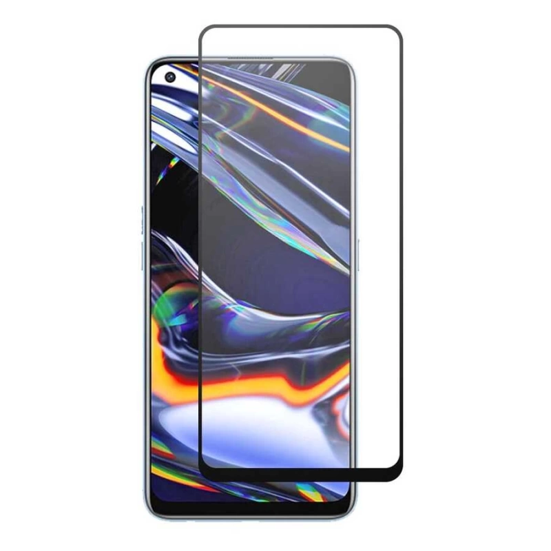 More TR Oppo Reno 7 4G Zore Kenarları Kırılmaya Dayanıklı Cam Ekran Koruyucu