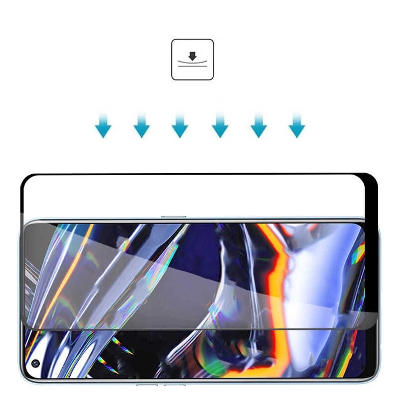 More TR Oppo Reno 7 4G Zore Kenarları Kırılmaya Dayanıklı Cam Ekran Koruyucu