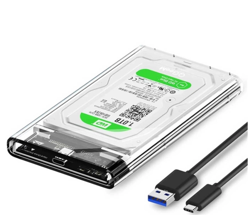 More TR Qgeem QG-ST05 2.5 inç Sata Harddisk Veri Aktarım Kutusu