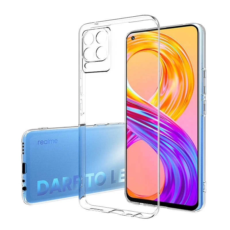 More TR Realme 8 Kılıf Zore Süper Silikon Kapak