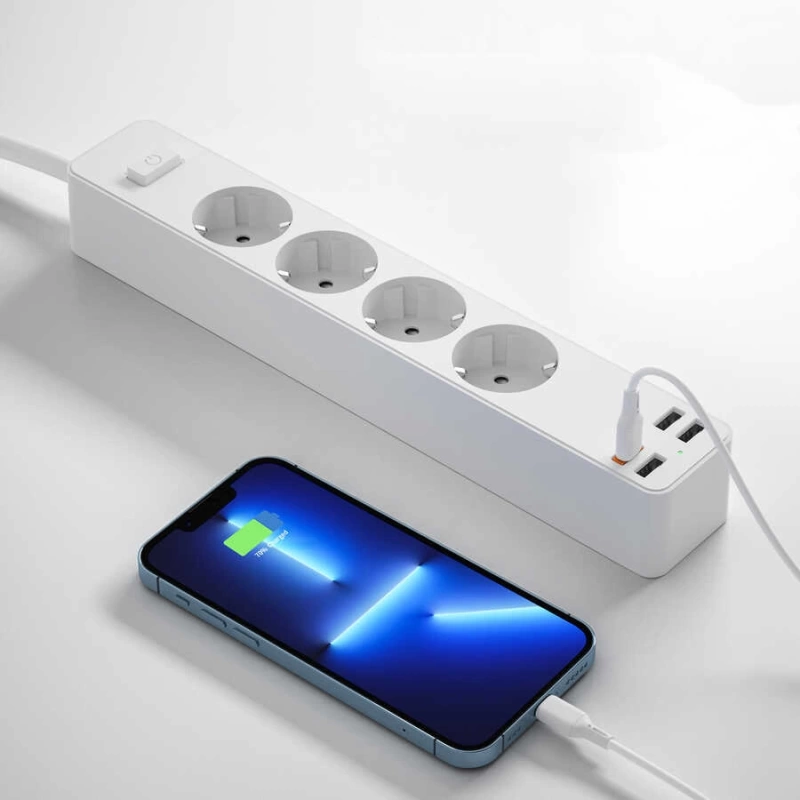 More TR Wiwu PD20W U01EU Power Strip Çoklu Priz 160 cm