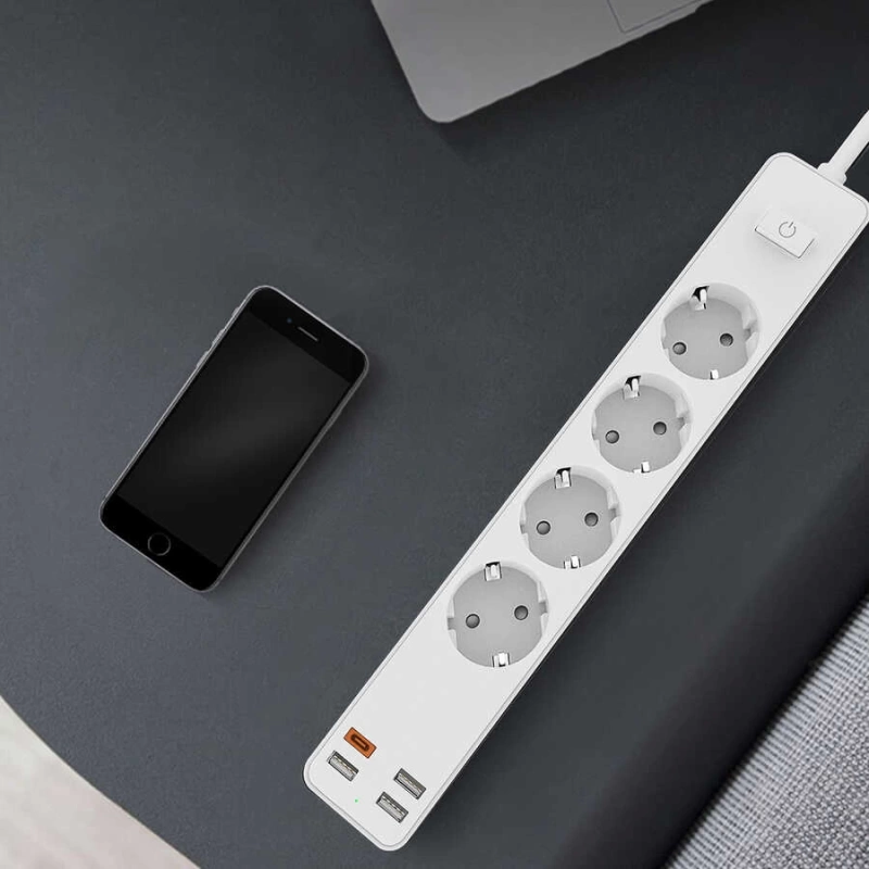 More TR Wiwu PD20W U01EU Power Strip Çoklu Priz 160 cm