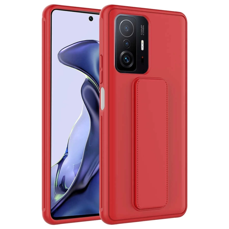 More TR Xiaomi Mi 11T 5G Kılıf Zore Qstand Kapak