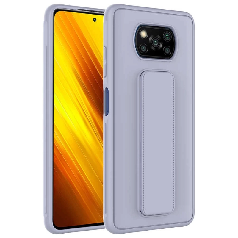 More TR Xiaomi Poco X3 Kılıf Zore Qstand Kapak