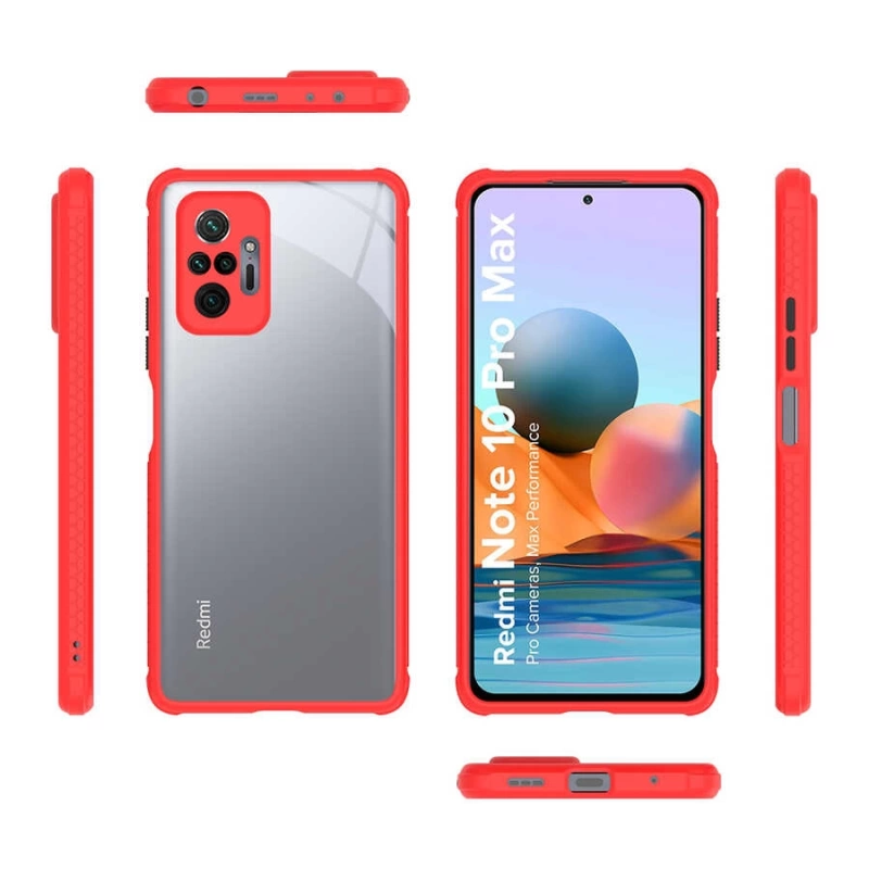 More TR Xiaomi Redmi Note 10 Pro Kılıf ​​Zore Kaff Kapak