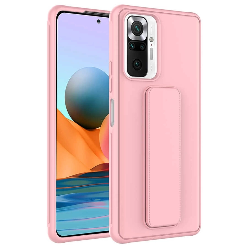 More TR Xiaomi Redmi Note 10 Pro Kılıf Zore Qstand Kapak