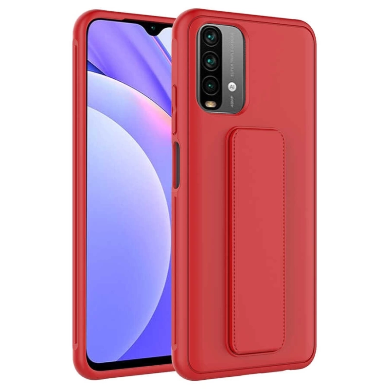 More TR Xiaomi Redmi Note 10S Kılıf Zore Qstand Kapak