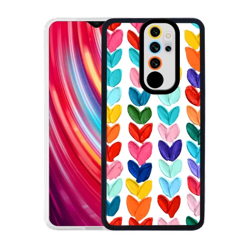 More TR Xiaomi Redmi Note 8 Pro Kılıf Zore M-Fit Desenli Kapak