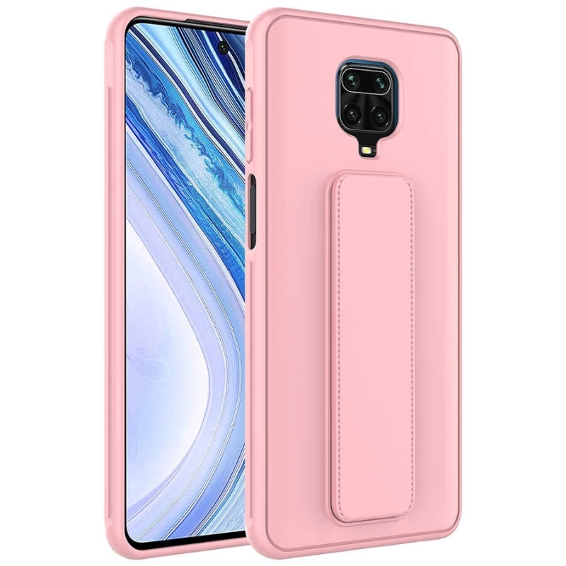 More TR Xiaomi Redmi Note 9 Pro Kılıf Zore Qstand Kapak