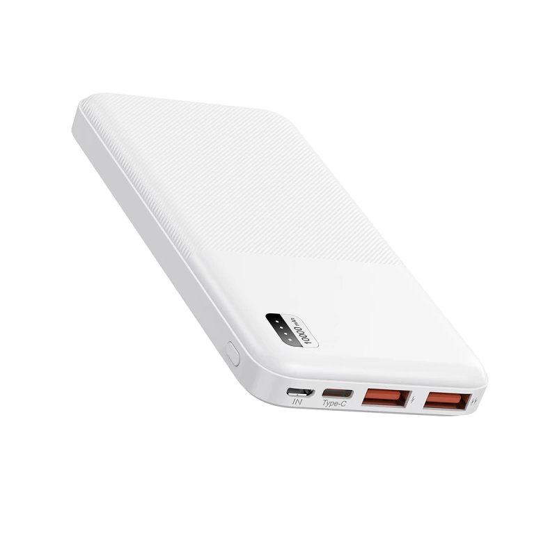 More TR Xipin PX721 Hızlı Şarj Özellikli LED Işık Göstergeli Dual USB Taşınabilir Powerbank 10000mAh