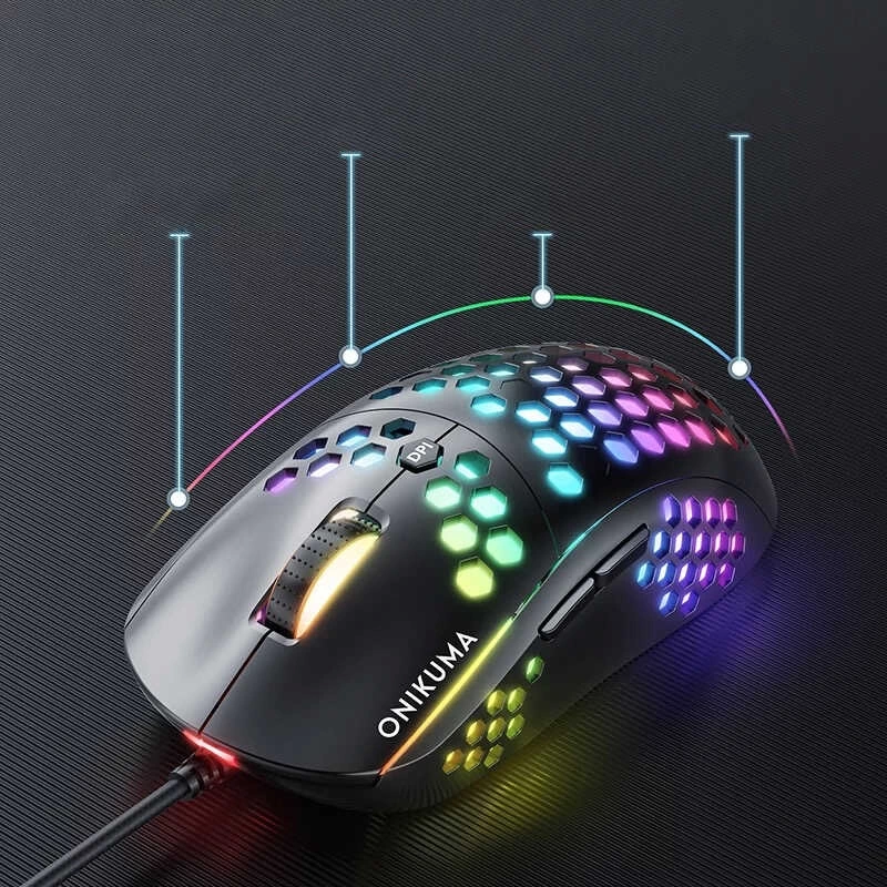 More TR Zore Onikuma CW903 RGB Oyuncu Mouse