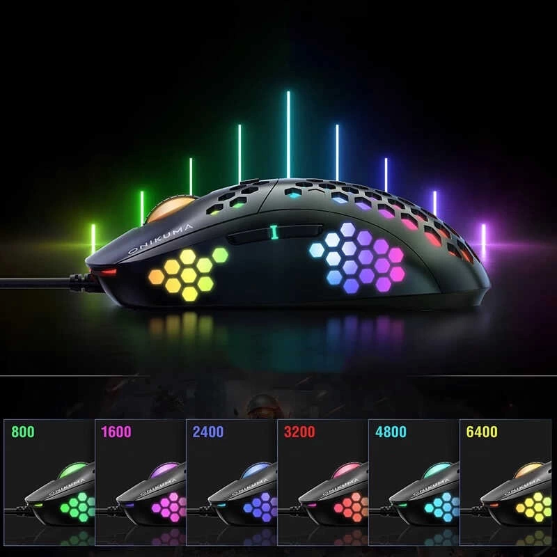 More TR Zore Onikuma CW903 RGB Oyuncu Mouse