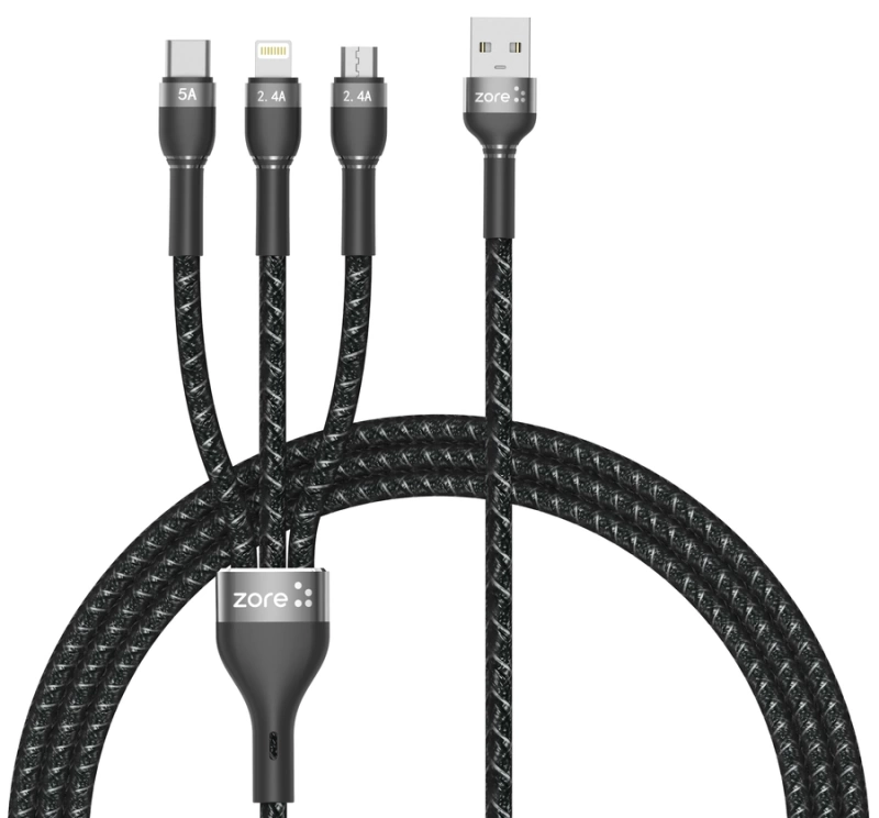 More TR ​Zore Shira Serisi 3in1 USB Kablo 150cm