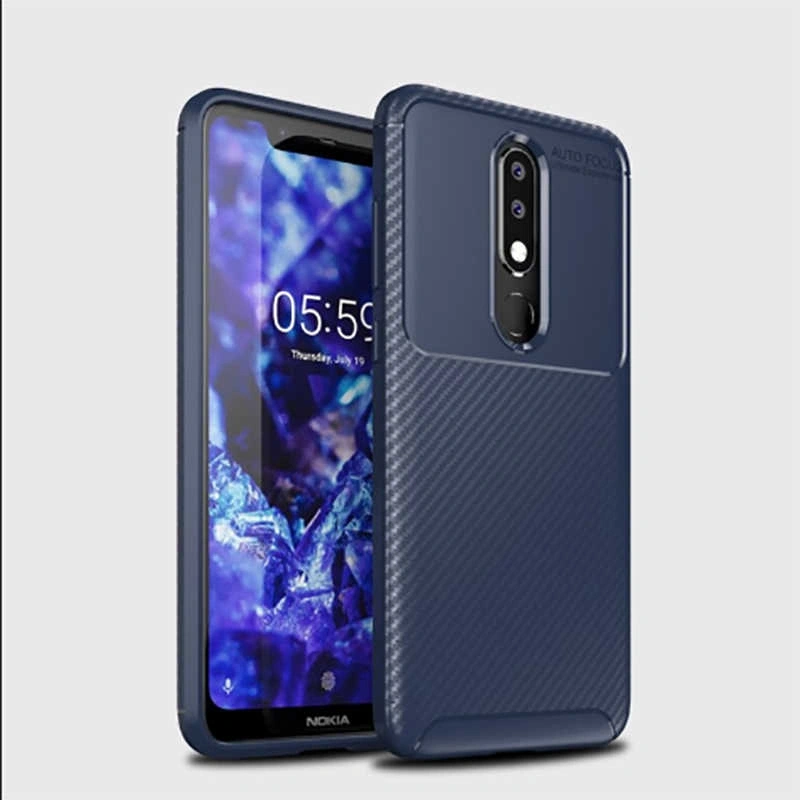Nokia 5.1 Plus Kılıf Zore Negro Silikon Kapak