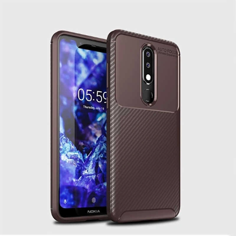 Nokia 5.1 Plus Kılıf Zore Negro Silikon Kapak