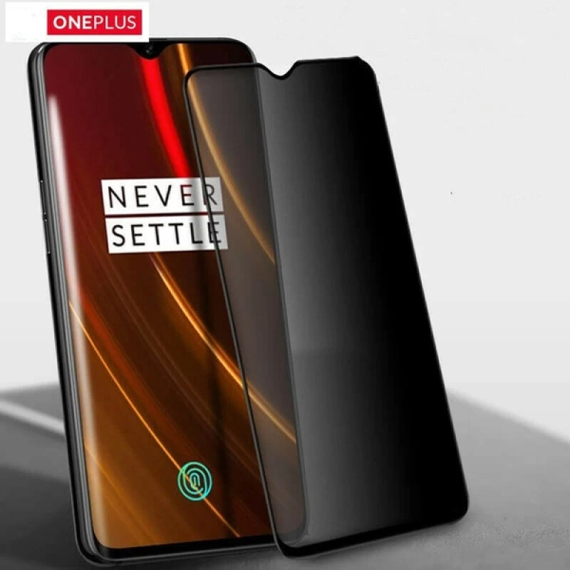 Oneplus 7 3D Full Privacy Gizlilik Tempered Cam Ekran Koruyucu