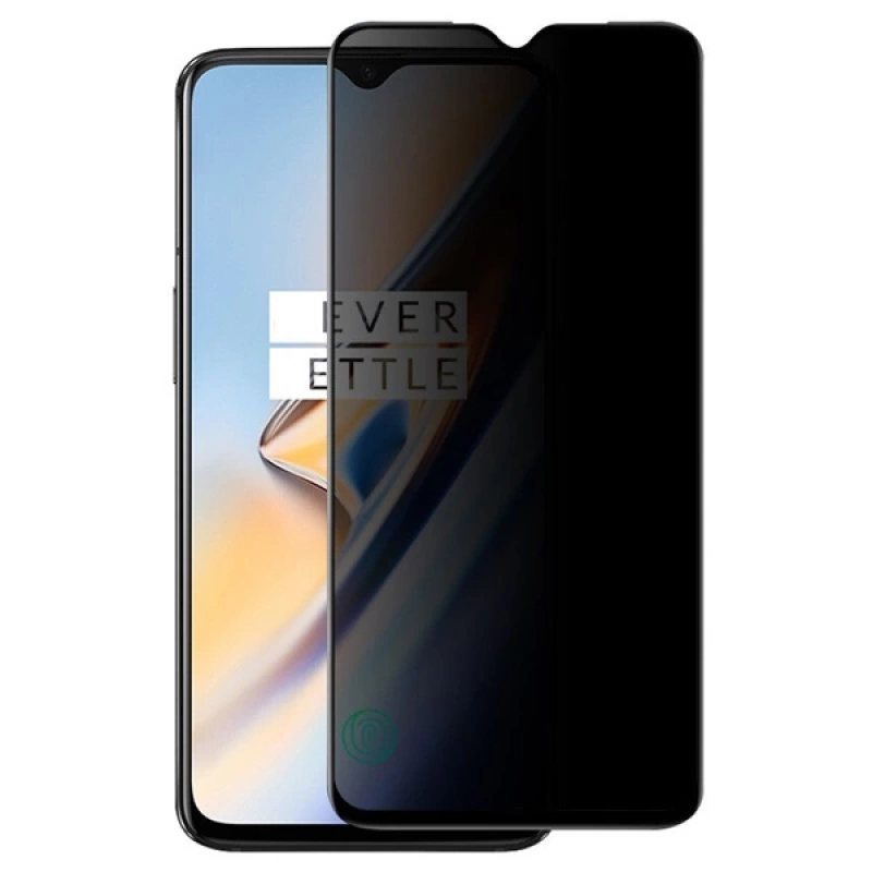 Oneplus 7 3D Full Privacy Gizlilik Tempered Cam Ekran Koruyucu