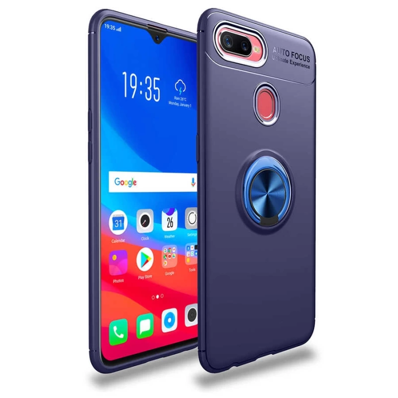 Oppo A12 Kılıf Zore Ravel Silikon Kapak