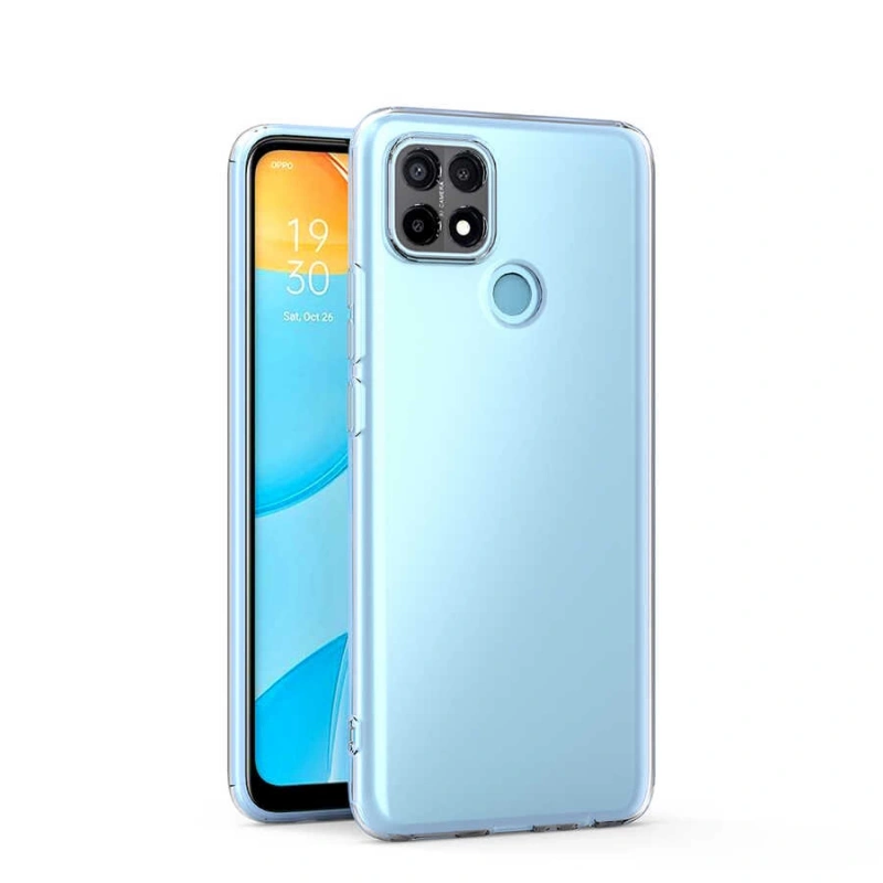 Oppo A15S Kılıf Zore Kamera Korumalı Süper Silikon Kapak